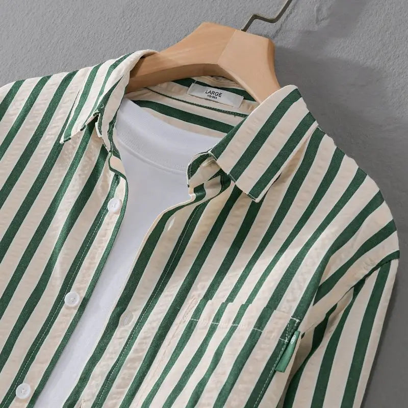 Mathis™ Men's Striped Shirt