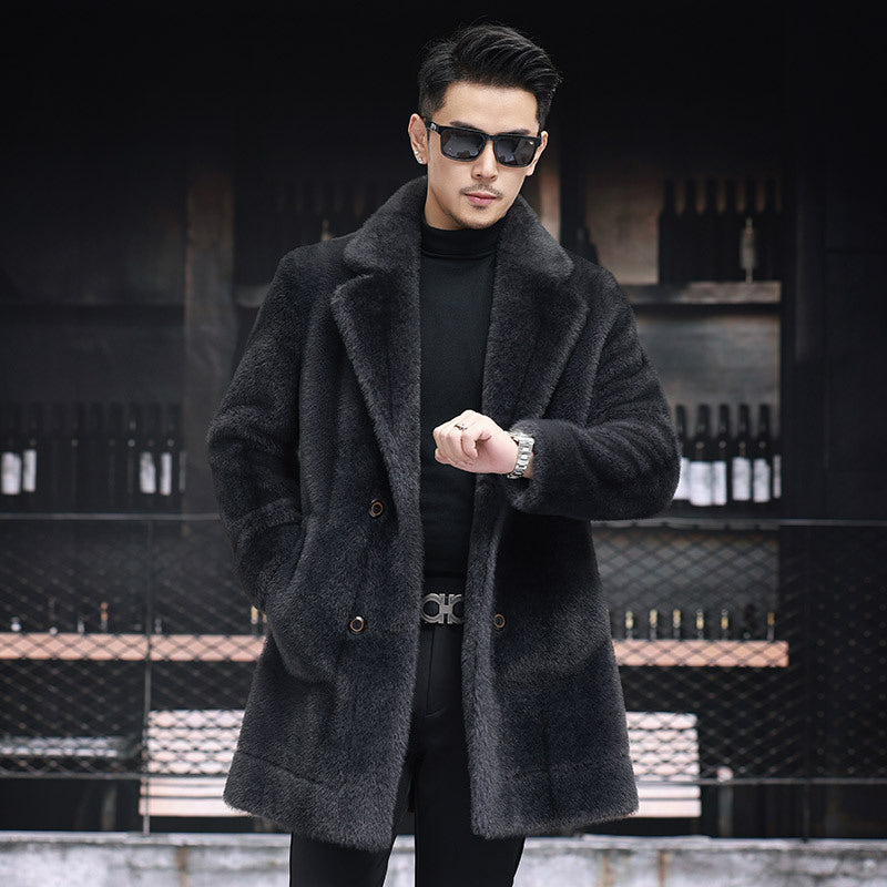 Romano™ Men's Luxury Faux Fur Coat