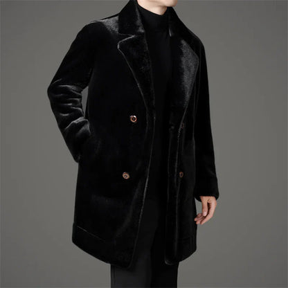 Romano™ Men's Luxury Faux Fur Coat